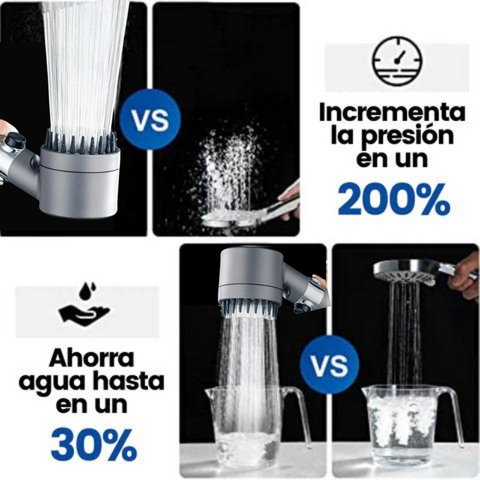 Cabezal Ducha SPA Multifuncional 2X1