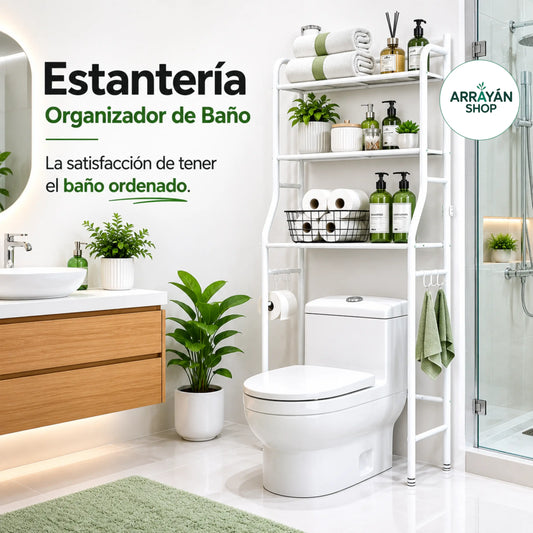 ESTANTERÍA ORGANIZADOR DE BAÑO