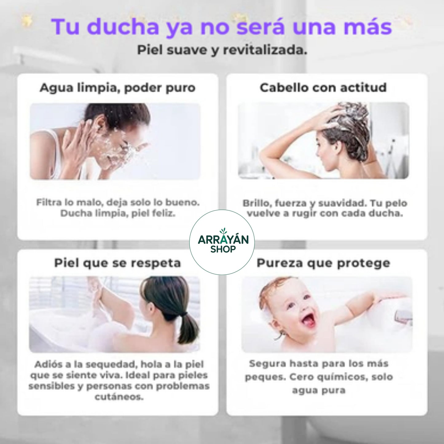 Ducha SPA Masajeadora Multifuncional
