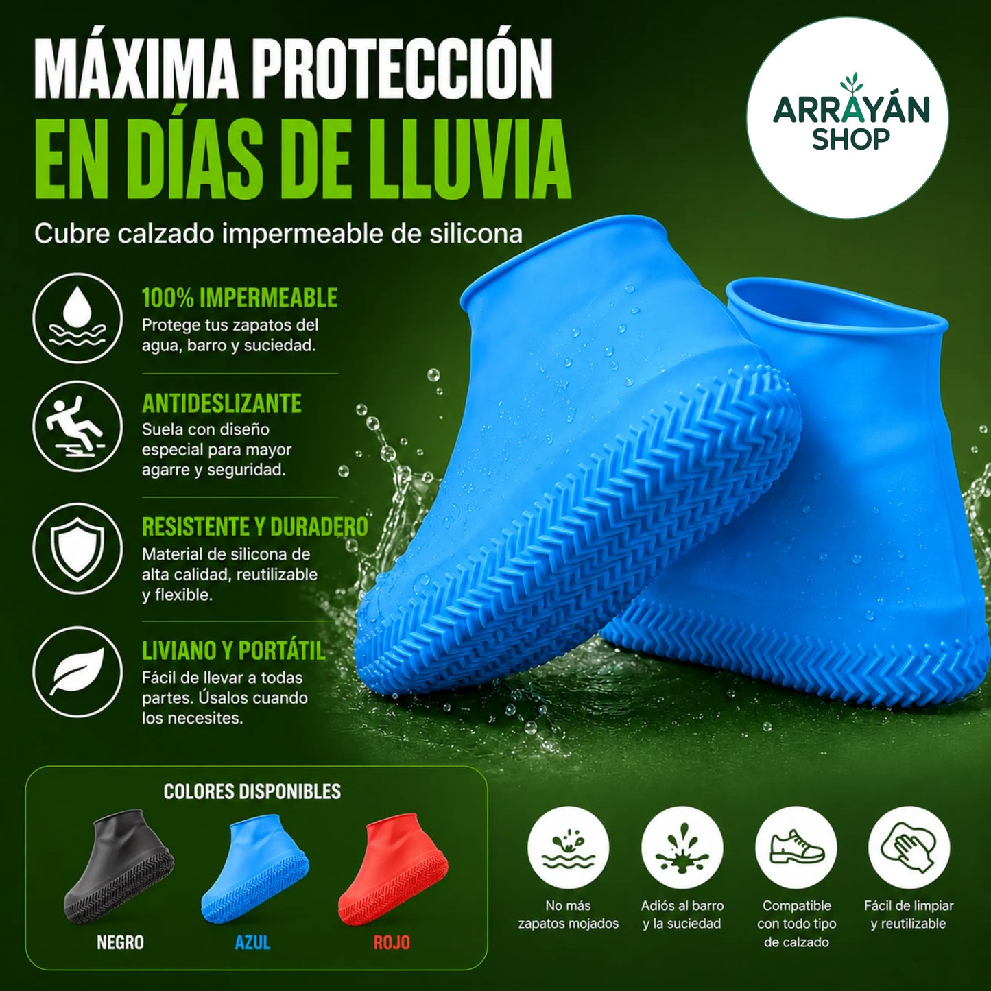 Cubrezapatos - Funda de silicona