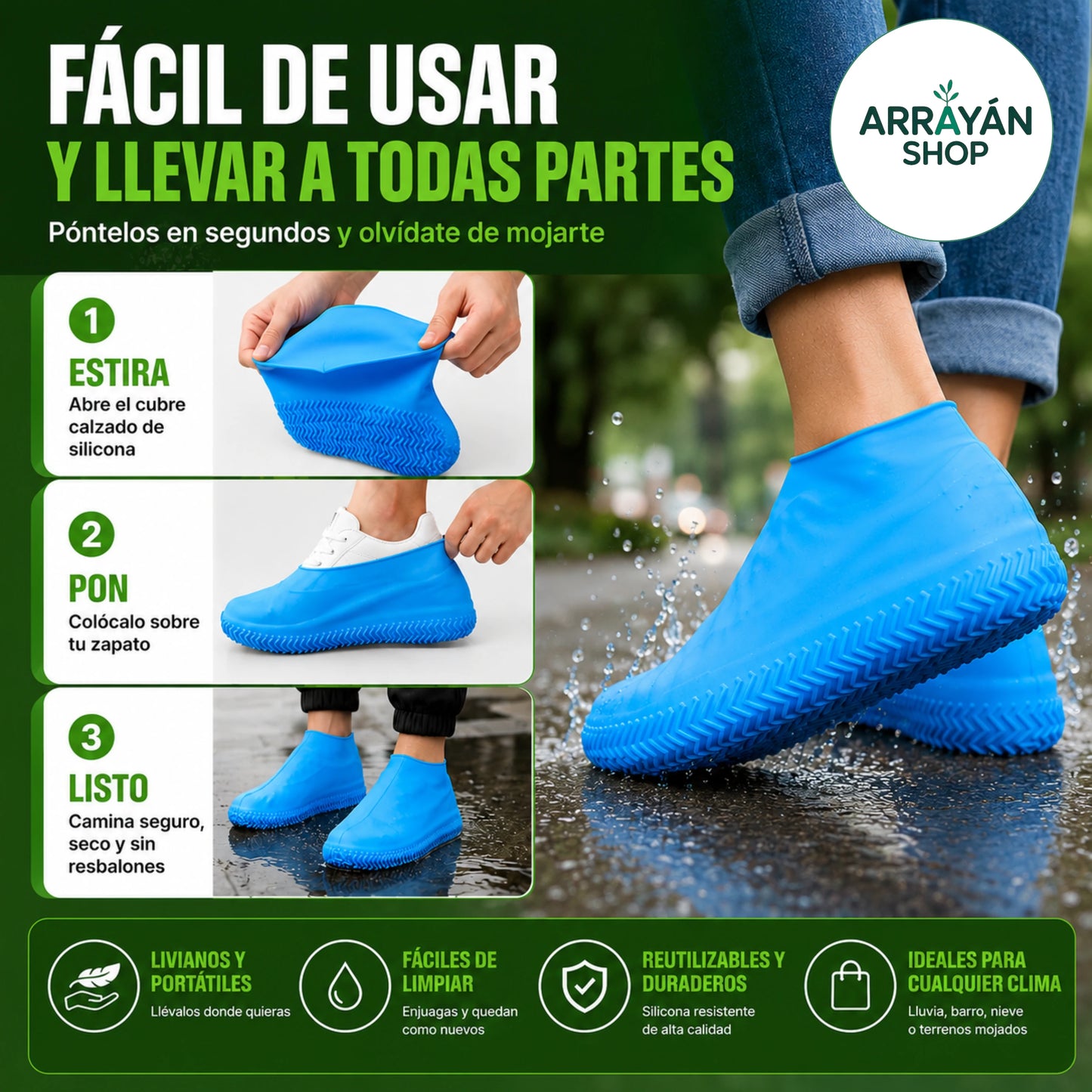 Cubrezapatos - Funda de silicona