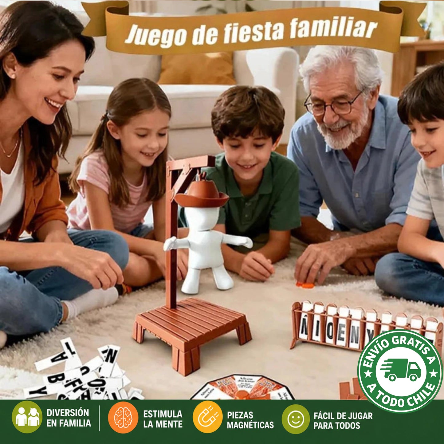 Ahorcado Magnético: El Clásico  Juego Familiar con un Nuevo Giro