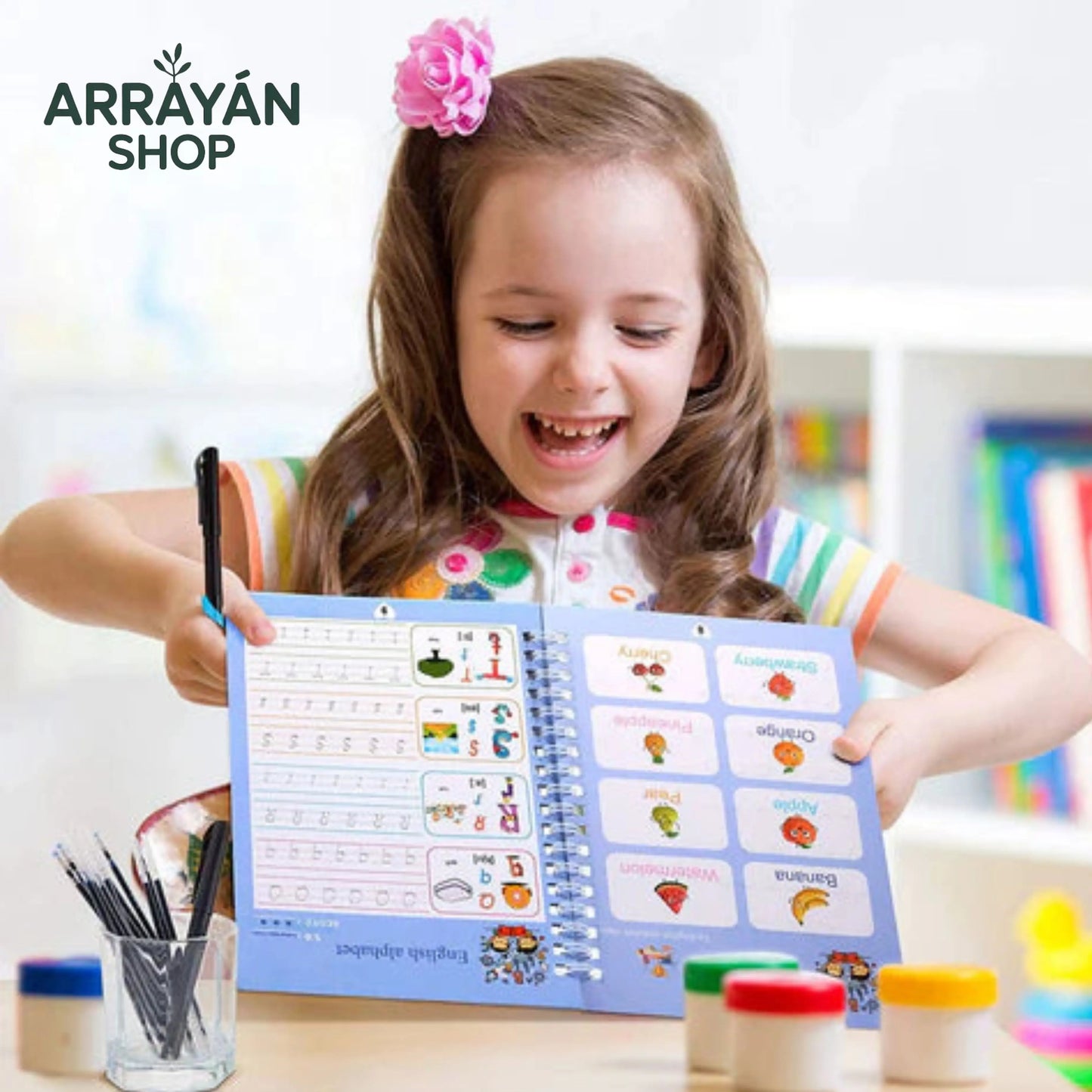 Set cuaderno magic caligrafia montessori